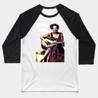 Memphis Minnie Blues Guitarist Baseball T-Shirt